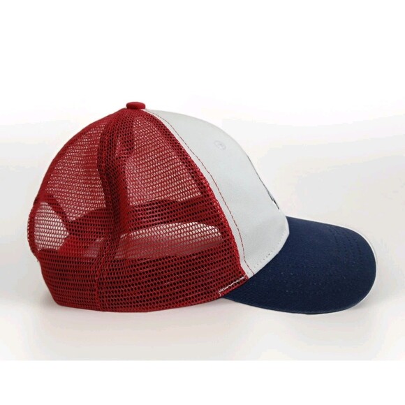 Spaceships SpaceCraft Cap Hat Red White Blue Snapback Trucker Mesh - Picture 5 of 7